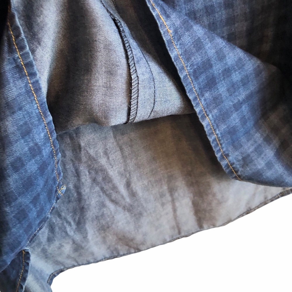 Tommy Hilfiger Linear Thinking Denim Shift Dress NWT - Picture 5 of 8